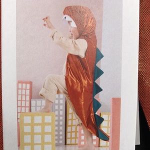 Dinosaur halloween dress up costume NWT designed for ages 3+ one size